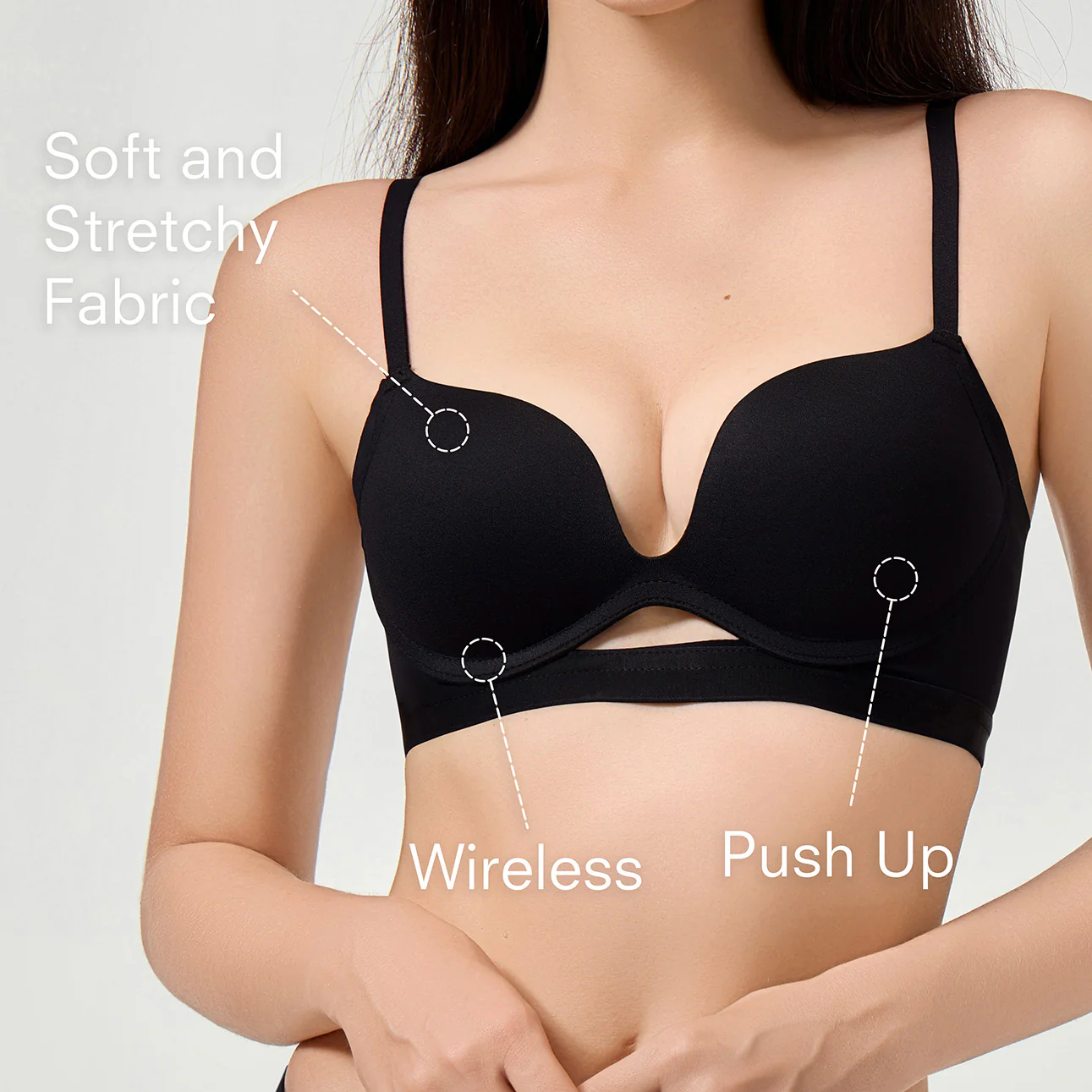 Office Elegance - Wireless Push-up Bra - Image 14