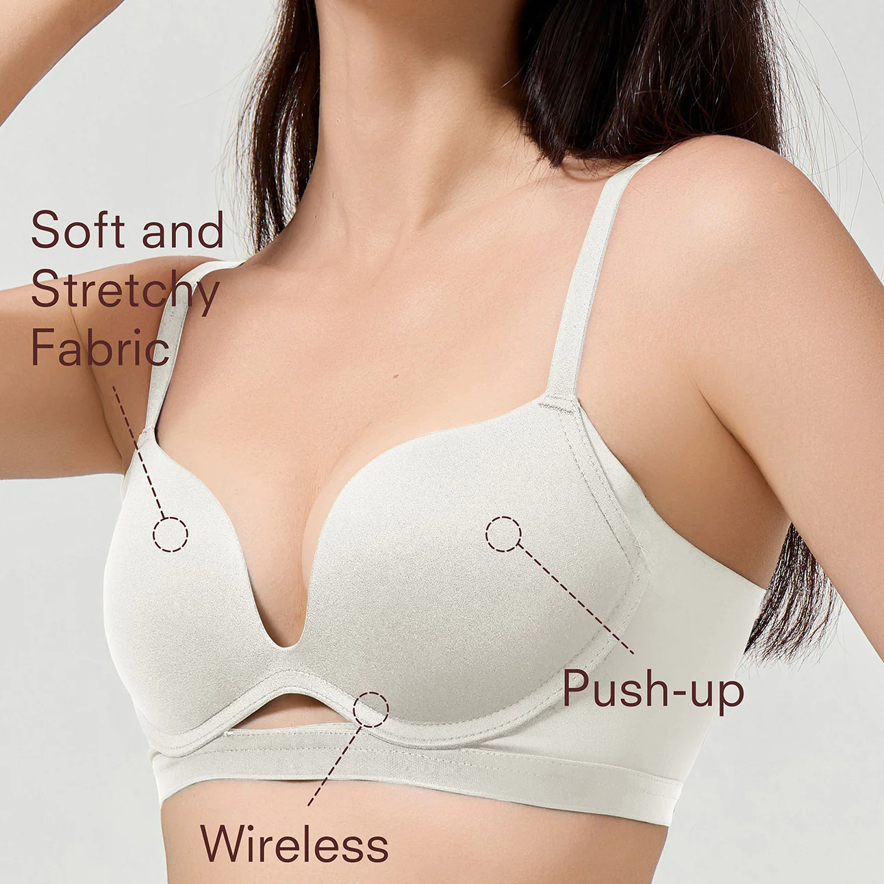 Office Elegance - Wireless Push-up Bra - Image 15