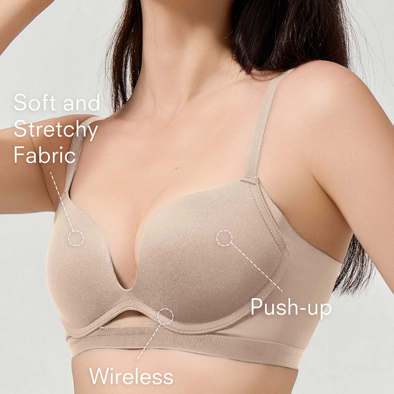 Office Elegance - Wireless Push-up Bra - Image 30